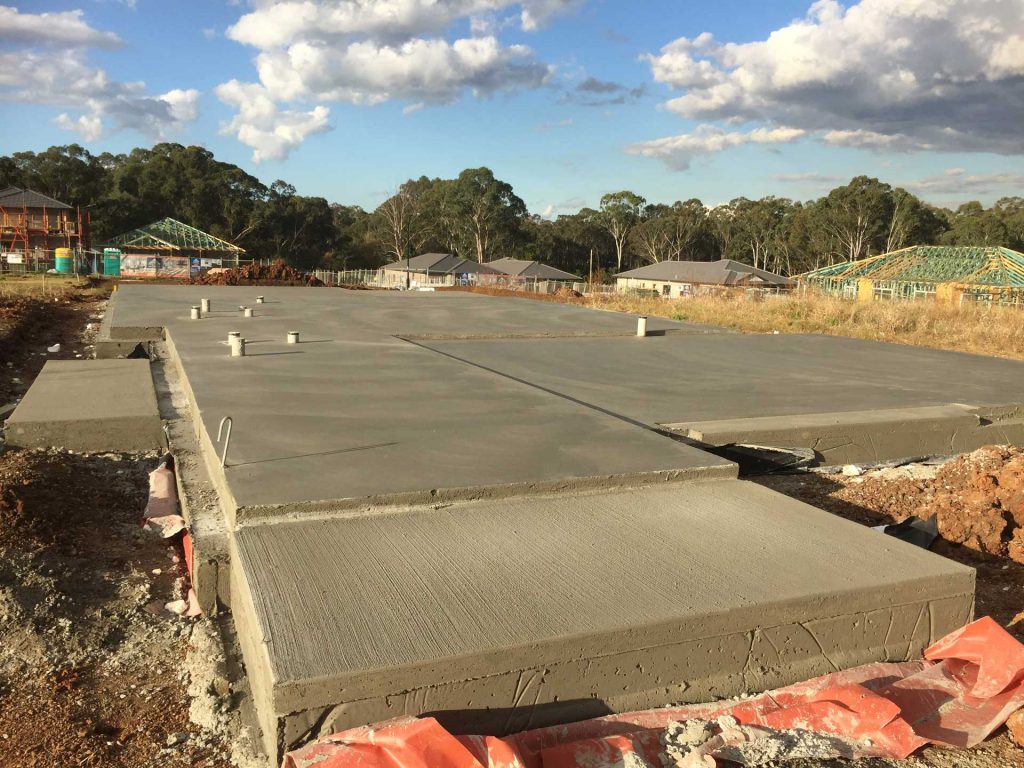 Slabs poured — Gumnut at Riverstone