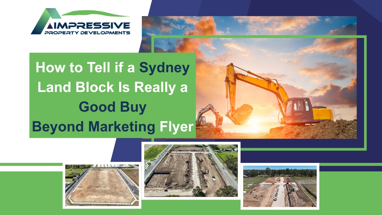 How to Tell if a Sydney Land Block Is Really a Good Buy (Beyond the Marketing Flyer) 