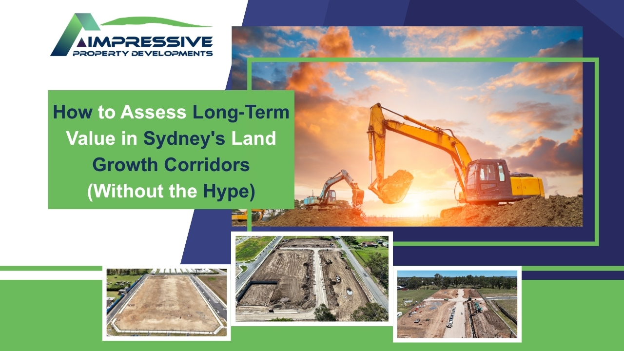 Separate policy from speculation. Assess Sydney's land growth corridors using committed infrastructure, jobs, transport and supply — not marketing claims.
