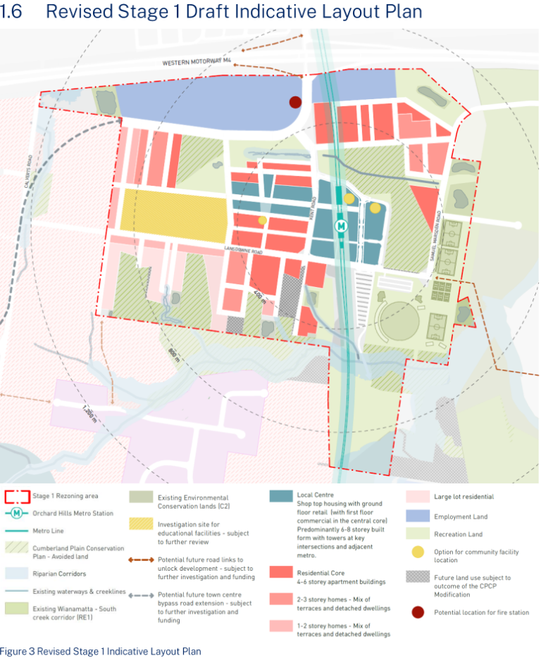 Inside the rezoning area