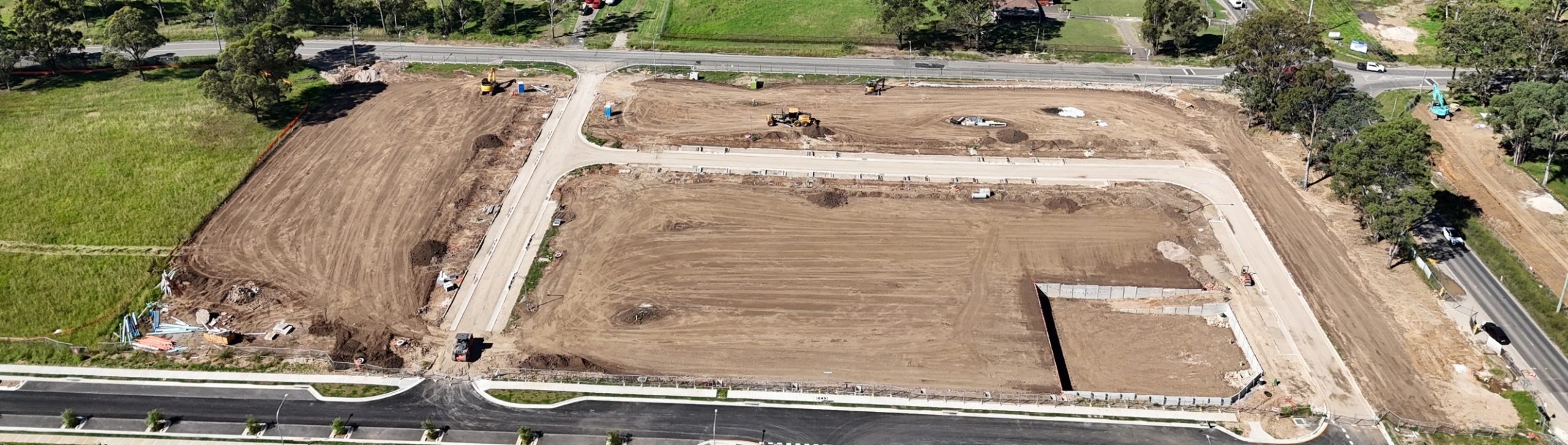 Lotus at Austral from the air, Fourth Avenue